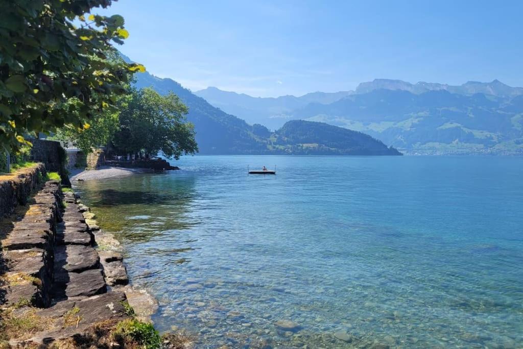 Villa Bootsmann Mit Spektakulaerer Seesicht Nahe Badestrand Вицнау Екстер'єр фото